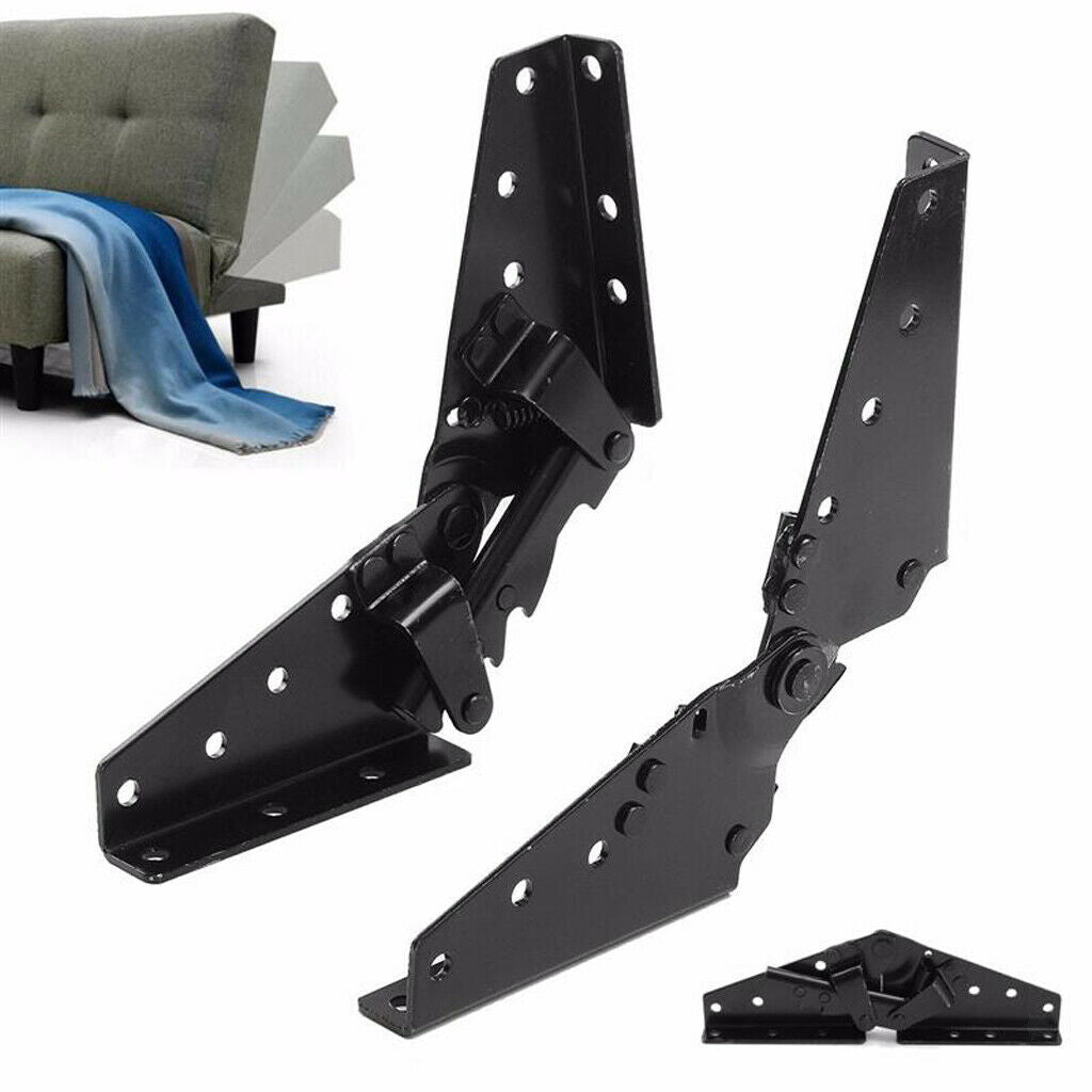 2pcs Adjustable Angle 3-Position Mechanism Hinges Hardware for Home Lounge