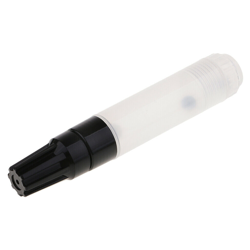 2x Clear Blank Tube Markers 8mm Ink Refills Cartridges School Office Marking Pen