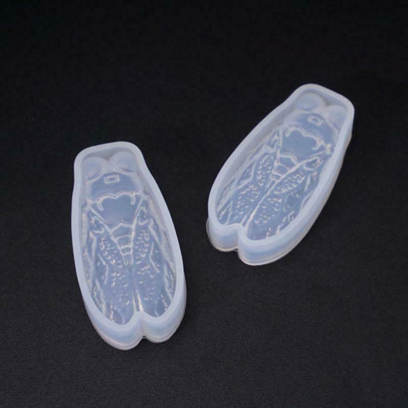 Crystal Epoxy Cicada Shape Silicone Mold DIY Handmade Jewelry Pendant Mould Tool