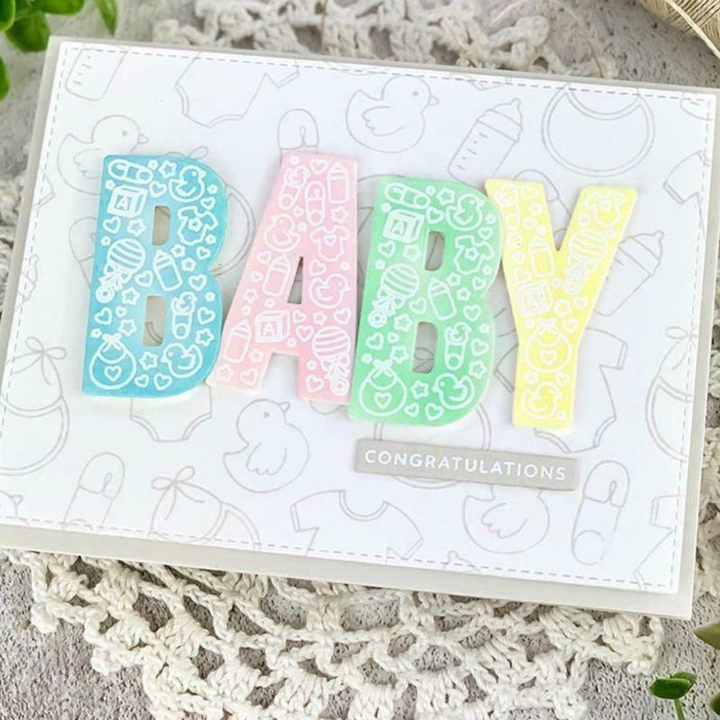 Baby Products Cutting Dies Clear Stamp DIY Scrapbook Paper Card Craft