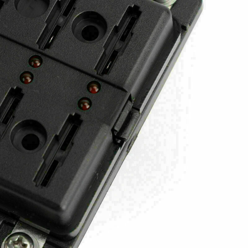 10 Way Blade Fuse Holder Box Block CAe For Car Boat Marine Bus Van Waterproof CN