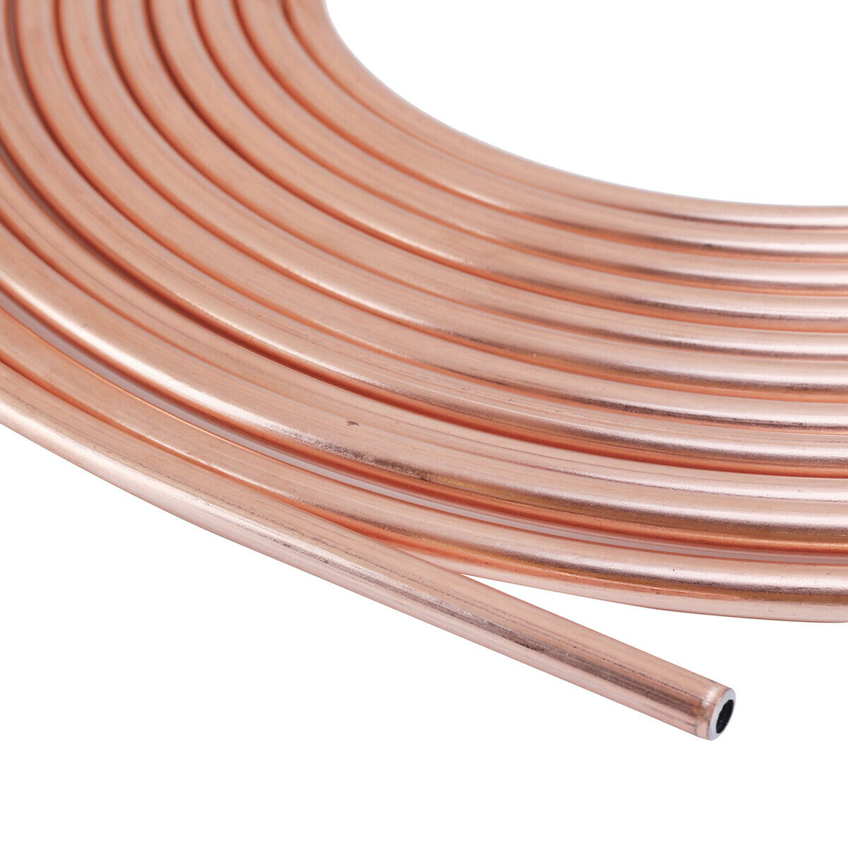 Copper Steel Nickel Kunifer Brake Line Pipe 25ft Roll 3/16" Metric 20pc