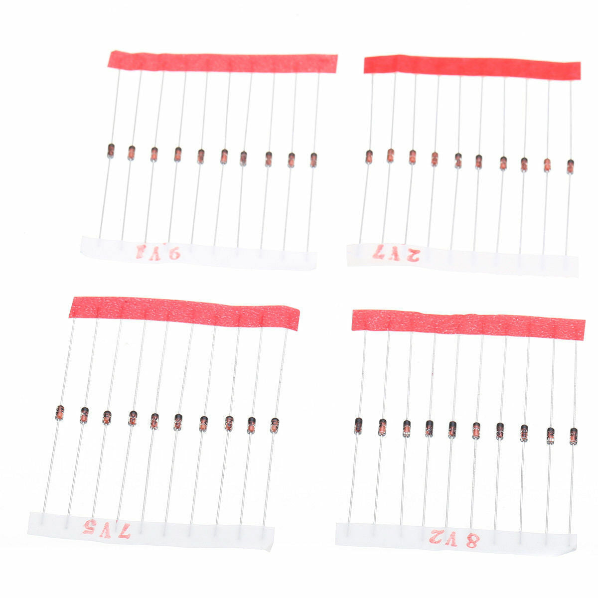 300pcs 30 Values (2V~39V) 1/2W 0.5W Zener Diodes Assorted Kit Assortment Set