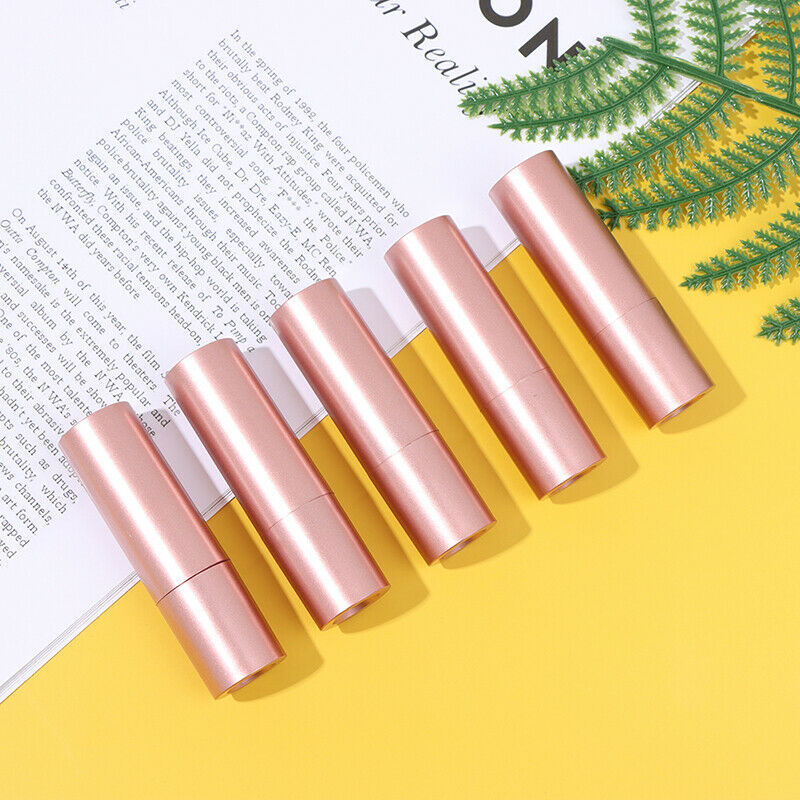 5Pcs Empty Lipstick Gloss Lip Balm Tube Clear Lip Gloss Container BottlDD
