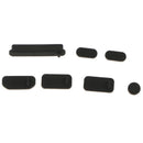 14Pcs USB HDMI Audio Port Dustproof Plug Cover Stopper for  PC black