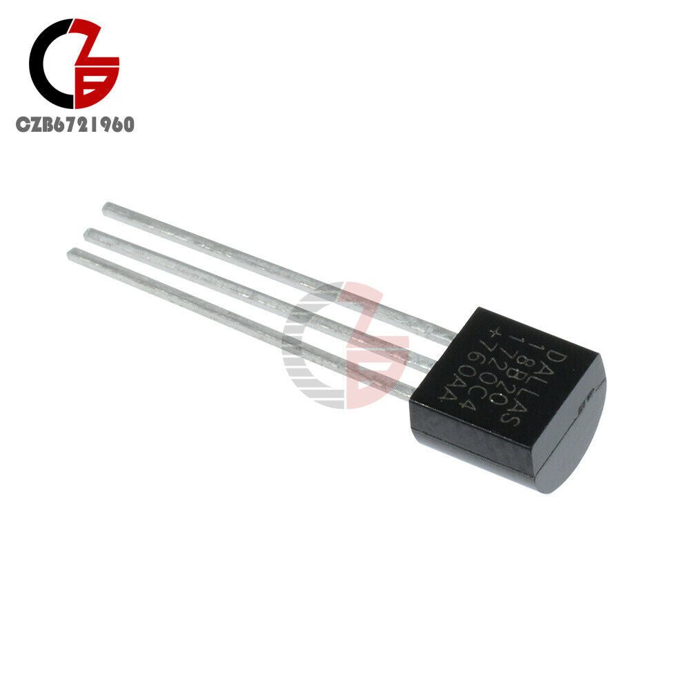 20PCS DALLAS 18B20 DS18B20 TO-92 Wire DIP-3 Digital Thermometer Temperature IC
