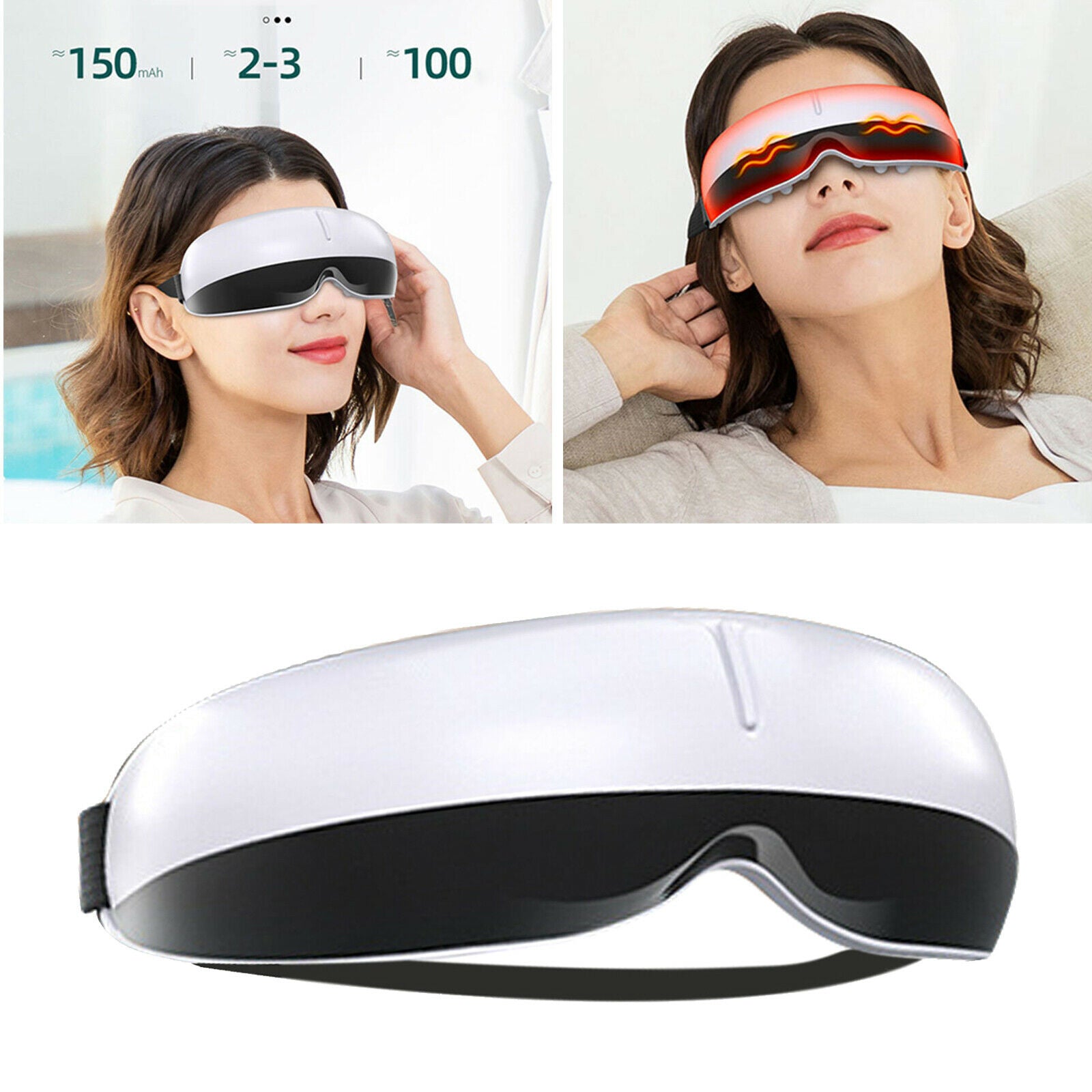 Electric Eye Massager Air Pressure for Friends Headaches Eye Bags Gifts