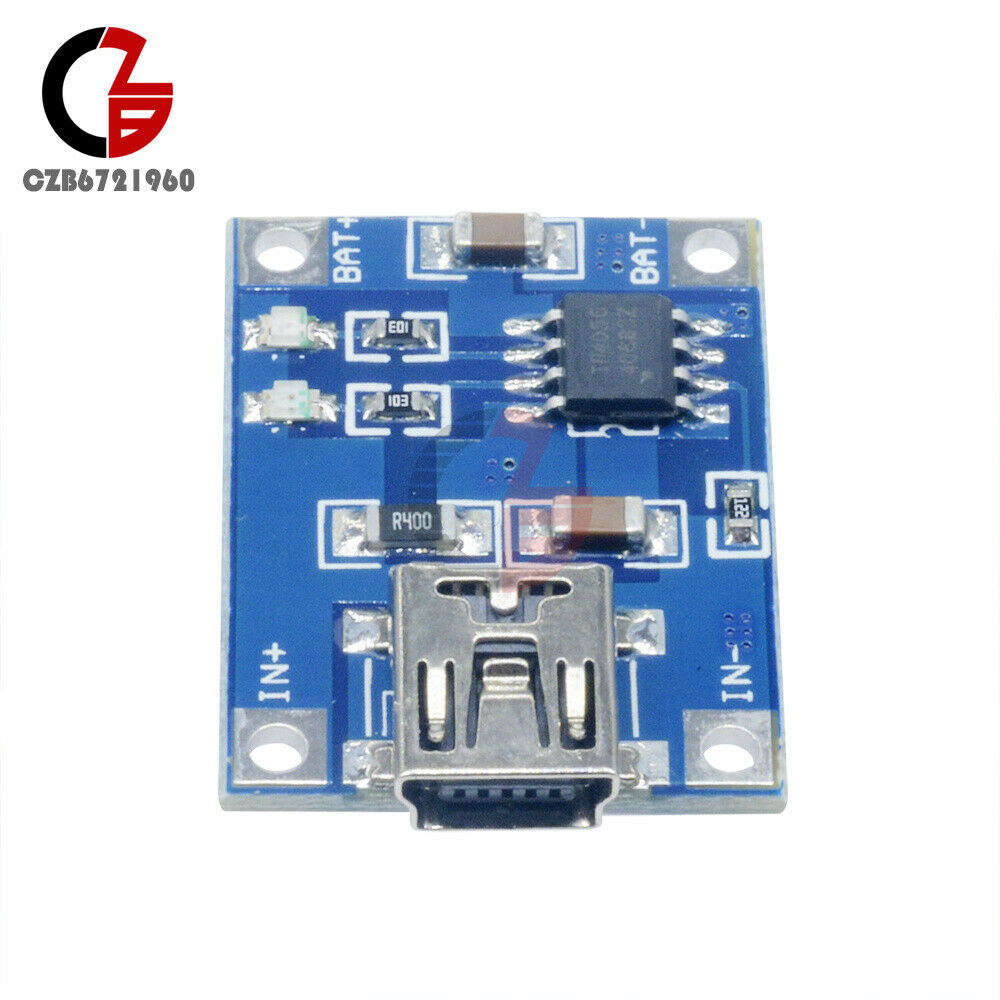 10PCS TP4056 Mini USB Charge Board 5V 1A Lithium Battery Charger Charging Module