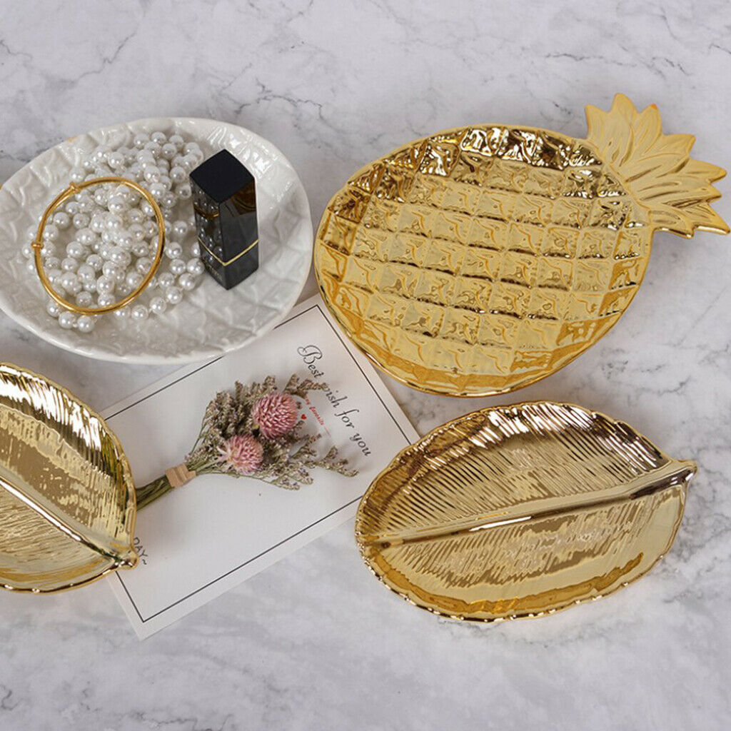 Ceramics Fruit Tray Bowl Food Dish Plate Bread Snack Dish Tray 6-8inch Set 2