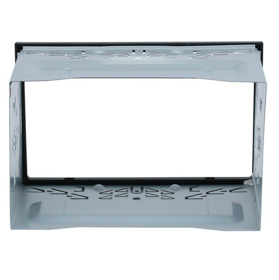 2 DIN Metal Fascia Mounting Cage Dash Kit for Car Radio DVD Stereo Installation