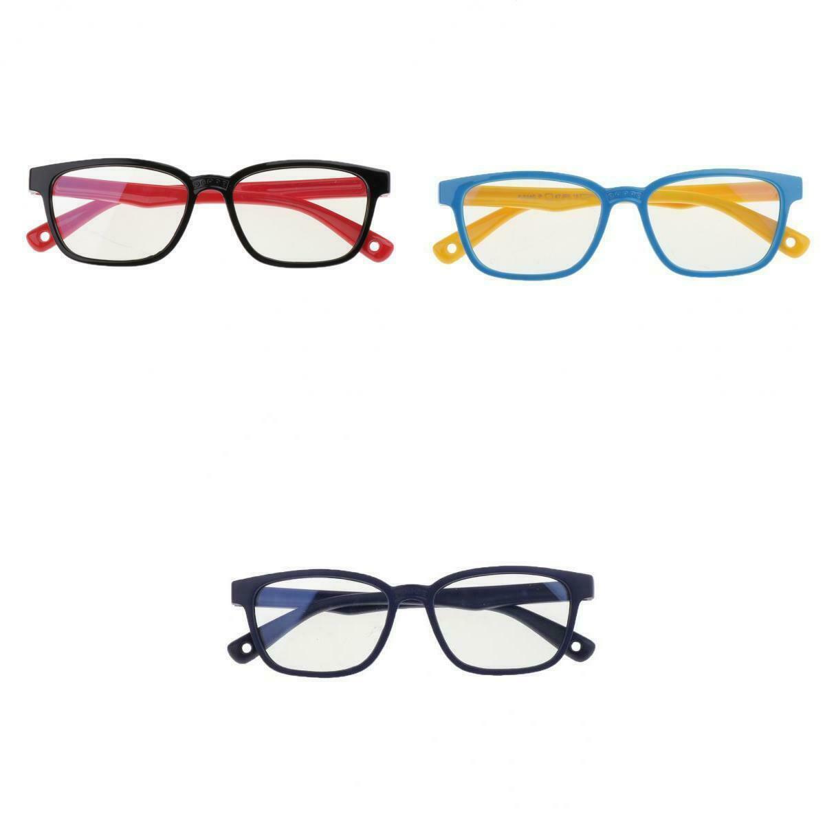 3x Kids Anti Blue UV Light Blocking Game Glasses Protection for Boys Girls