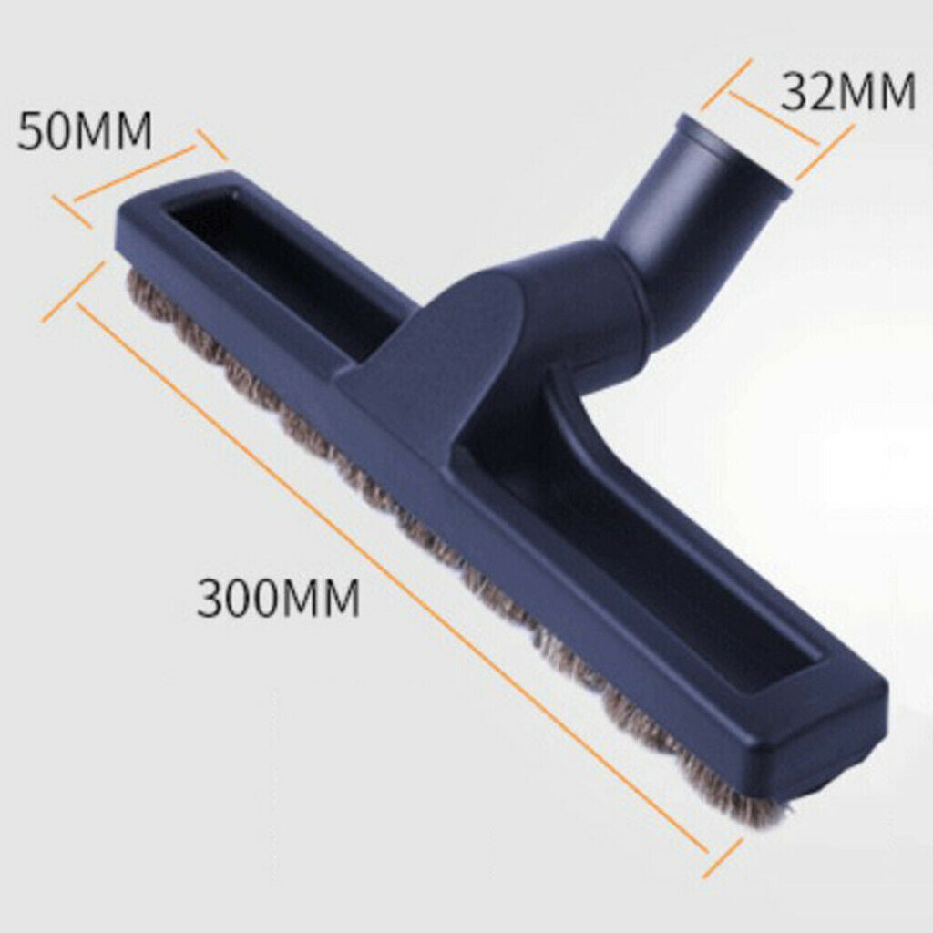 2x Universal Vacuum Clearner Attachment Horsehair Floor Brush Head 32mm Dia.