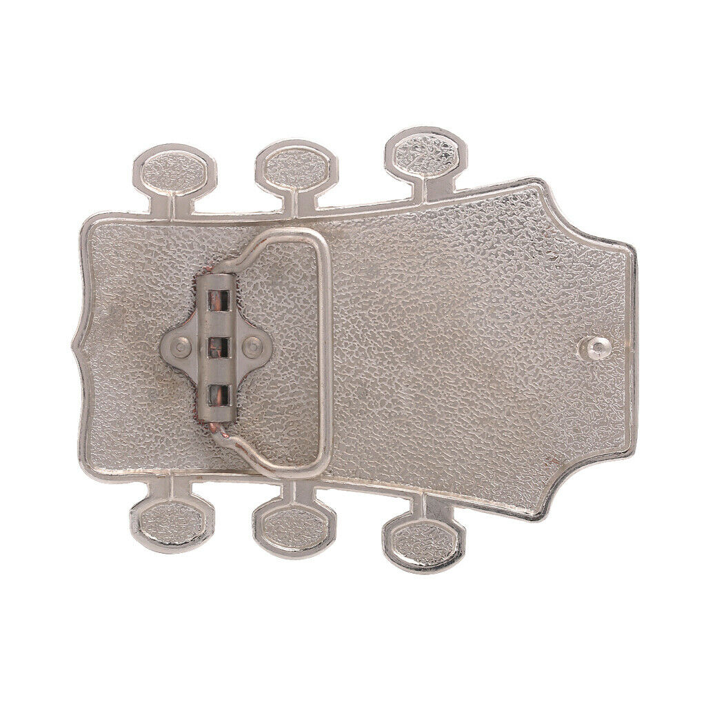 Western Musician Belt Buckle Guitar Headstock Belt Buckle DIY Jeans Ornament