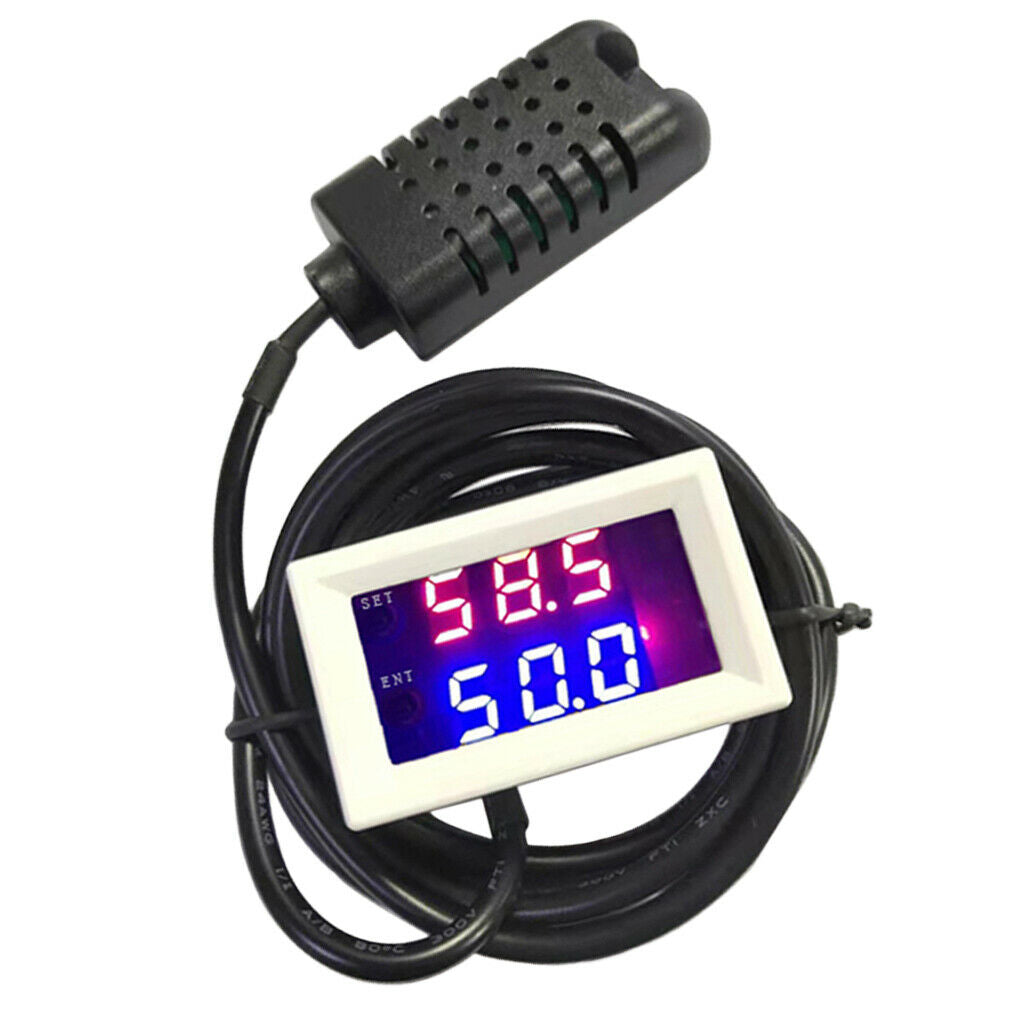 DC 12V Digital Air Humidity Controller with LCD Display High Accuracy Humidity