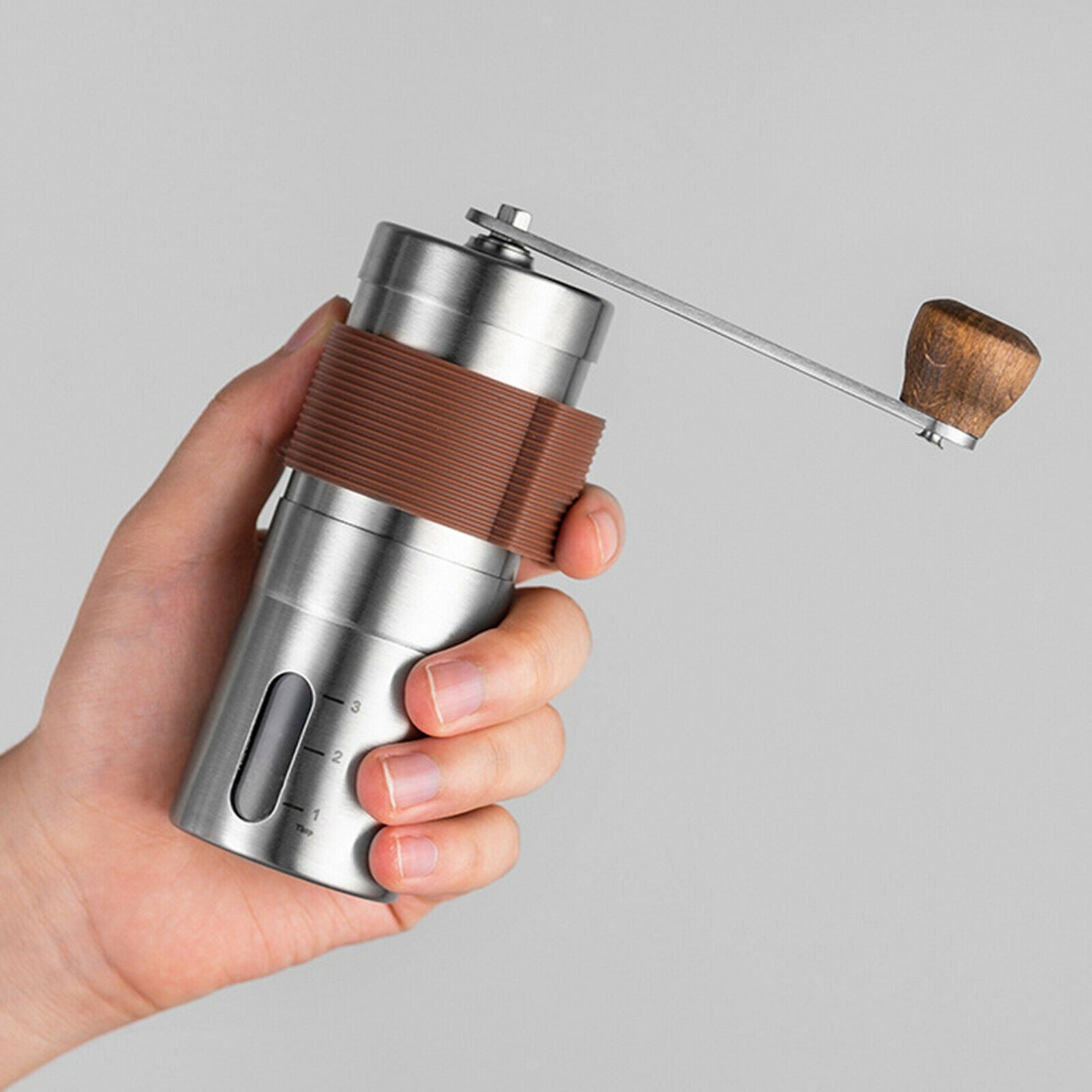 Stainless Steel Manual Coffee Grinder for Drip Coffee Espresso Home Picnic