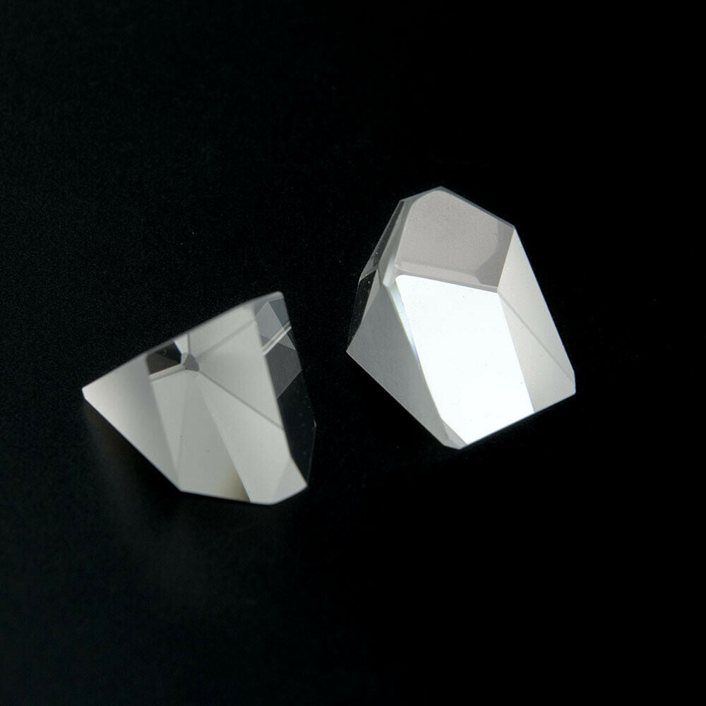 6pcs Defective Irregular Prism Optical Glass Prism for DIY Teaching Tool