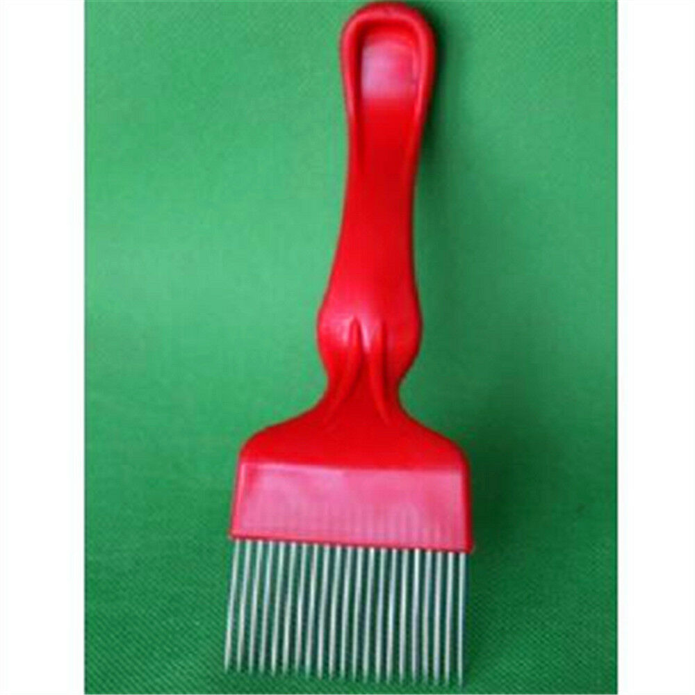 1 PC Red Handle Beekeeping Comb Honey Uncapping Fork