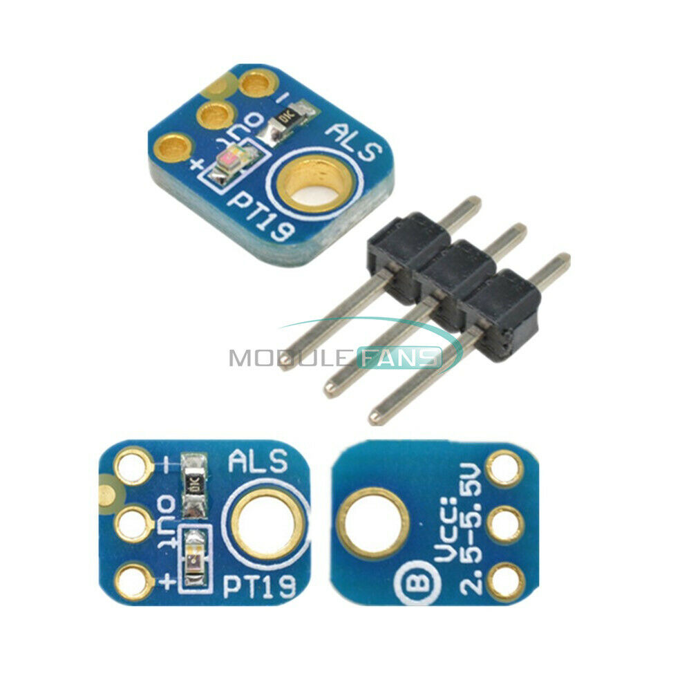 ALS-PT19 Light Sensor High-Range Dynamic Analog Module Light Sensor Breakout