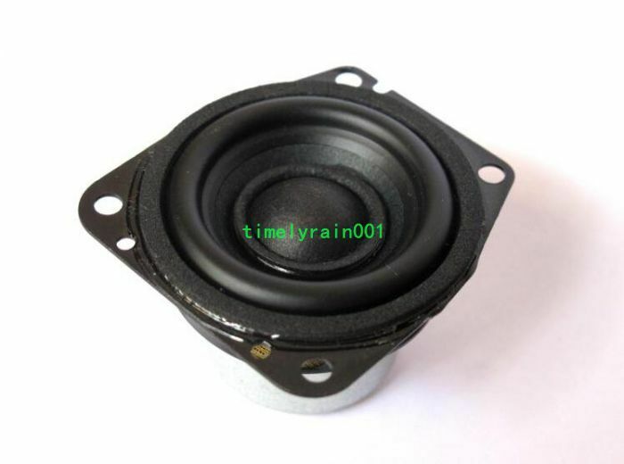 2pcs 1.5" inch 4Ohm 4Ω 10W Neodymium Full range speaker Loudspeaker Long stroke