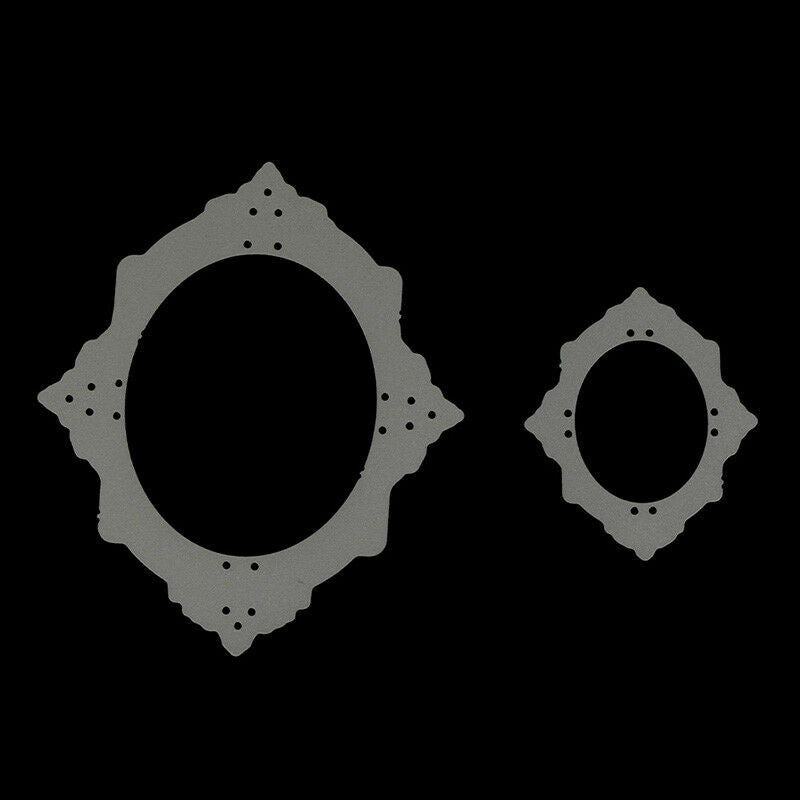 Metal Oval photo frame Cutting Dies Stencil DIY Scrapbooking Album Paper C.l8