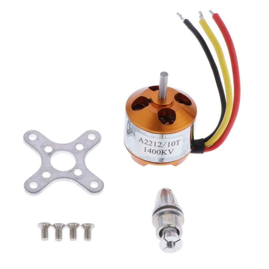 2Pcs XXD A2212 1400KV Brushless Motor for Airplane Aircraft Drone Hobby