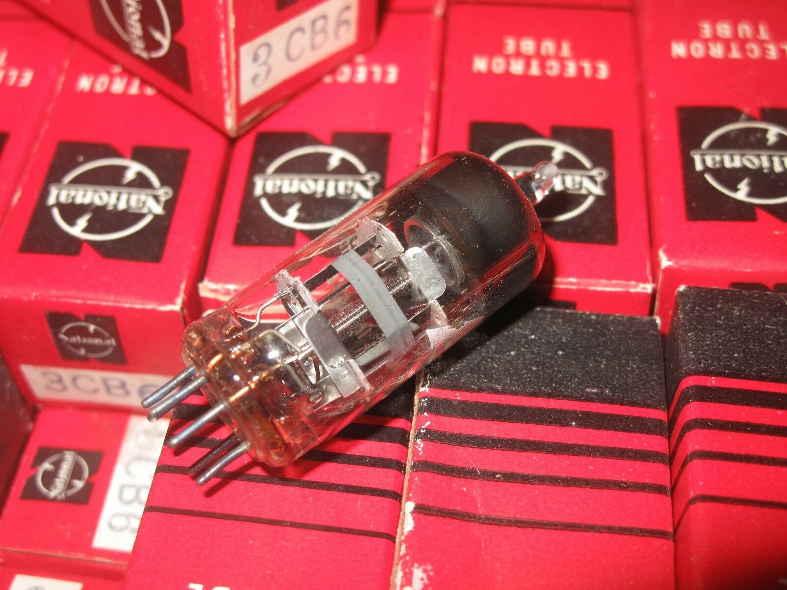2PCS - MSTSUSHITA/National 3CB6 Vacuum Tube NOS NIB - Japan