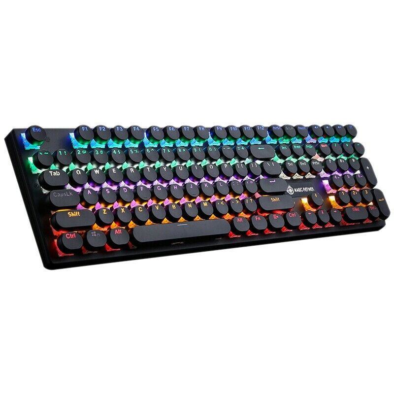 Magic-Refiner 1505 Retro Punk 108-Key Professional Gaming Mechanical Keyboard K9