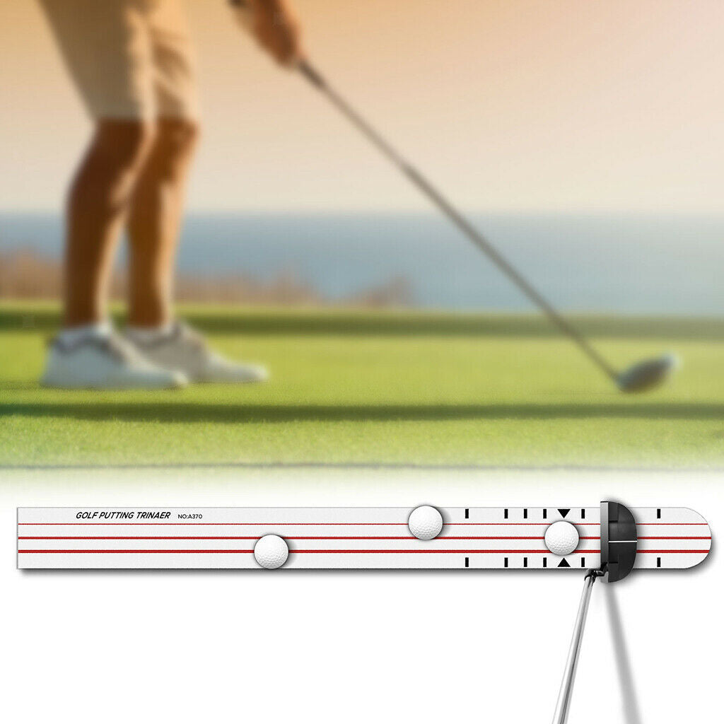 Golf Putting Alignment Trainer Auxiliary Training Sliding Improve Putter