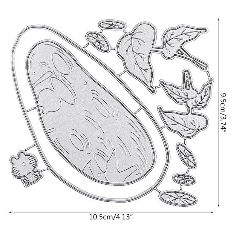 Frog Leaf Pond Metal Cutting Dies Stencil DIY Scrapbooking Album Paper Card Mold