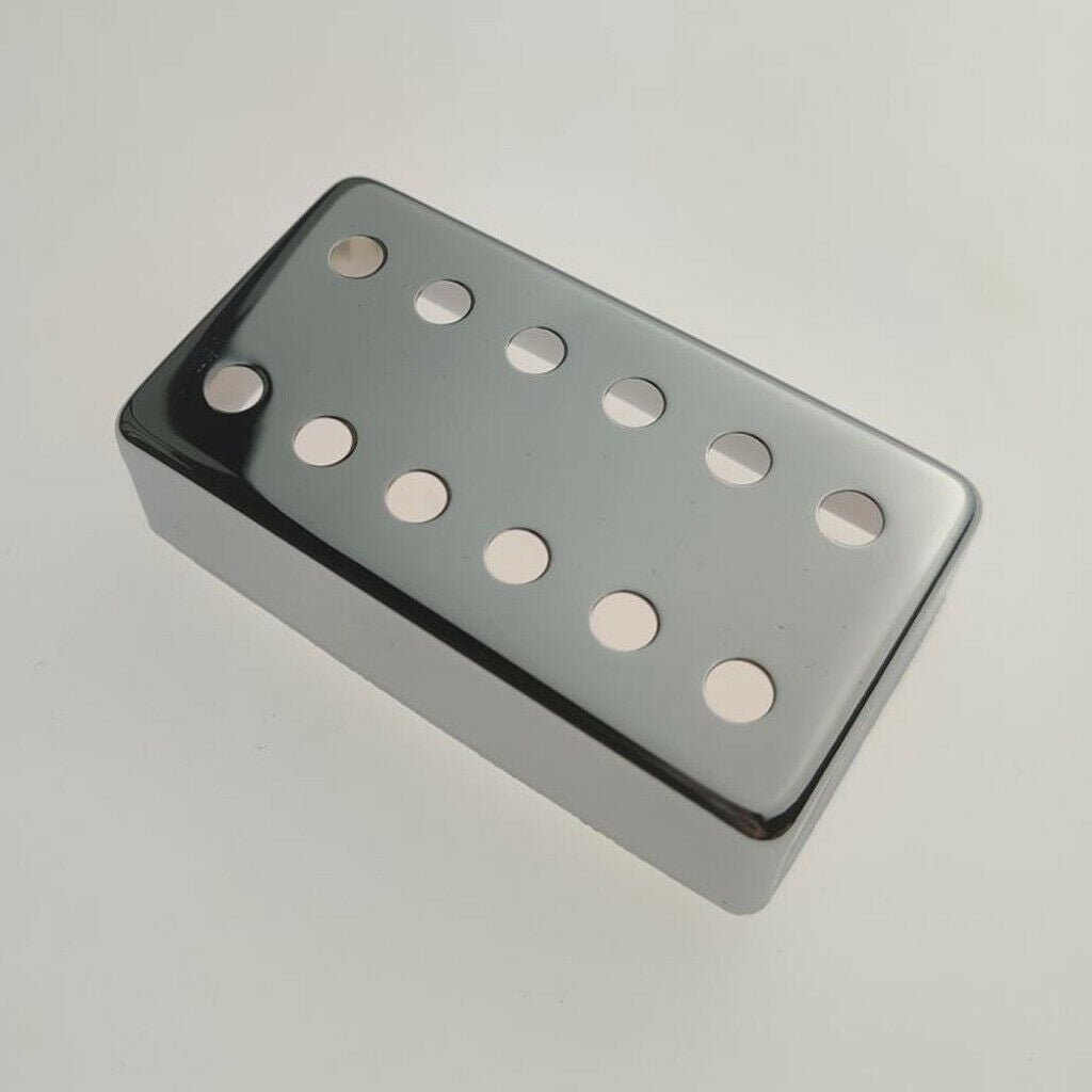 1x Brass  Pickup Cover Pole Spacing 50mm For LP Guitar Accs Chrome