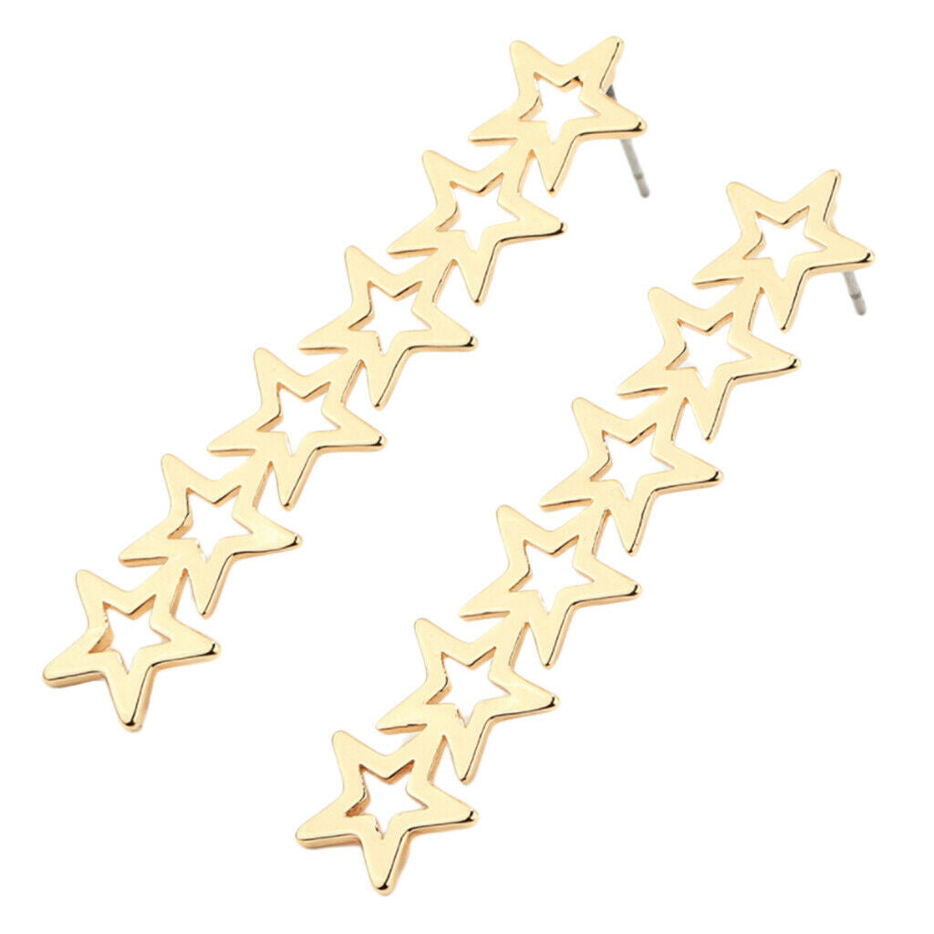 1 pair stars drop stud earring eardrop women fashion jewelry gifts