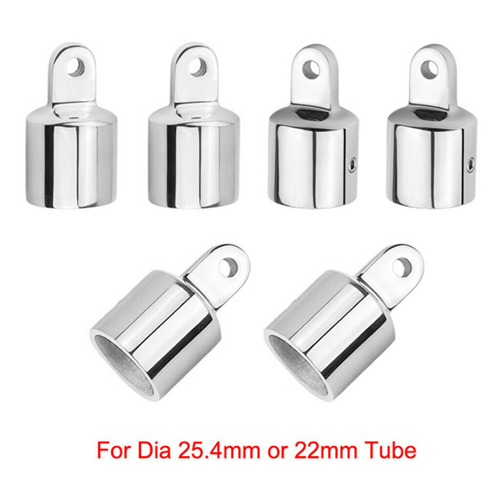 12Pcs/Set 7/8inch 3-Bow Bimini Top Steel Boat Fittings Hardware Set Slide