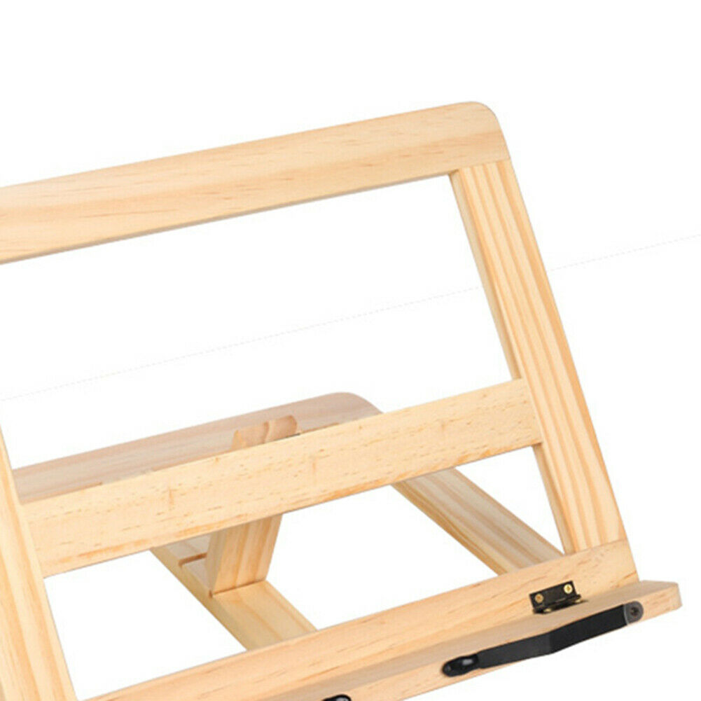 Adjustable Wooden Book Stand Reading Rest Holder Portable Document Stand Tool