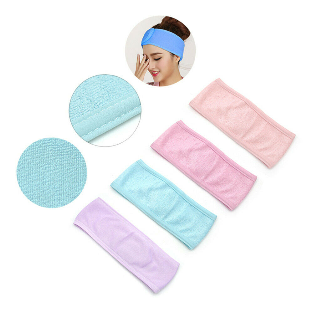 Fashion Women Bath Yoga Sport Make Up Spa Towel Hair Band Wrap Wide Headband New