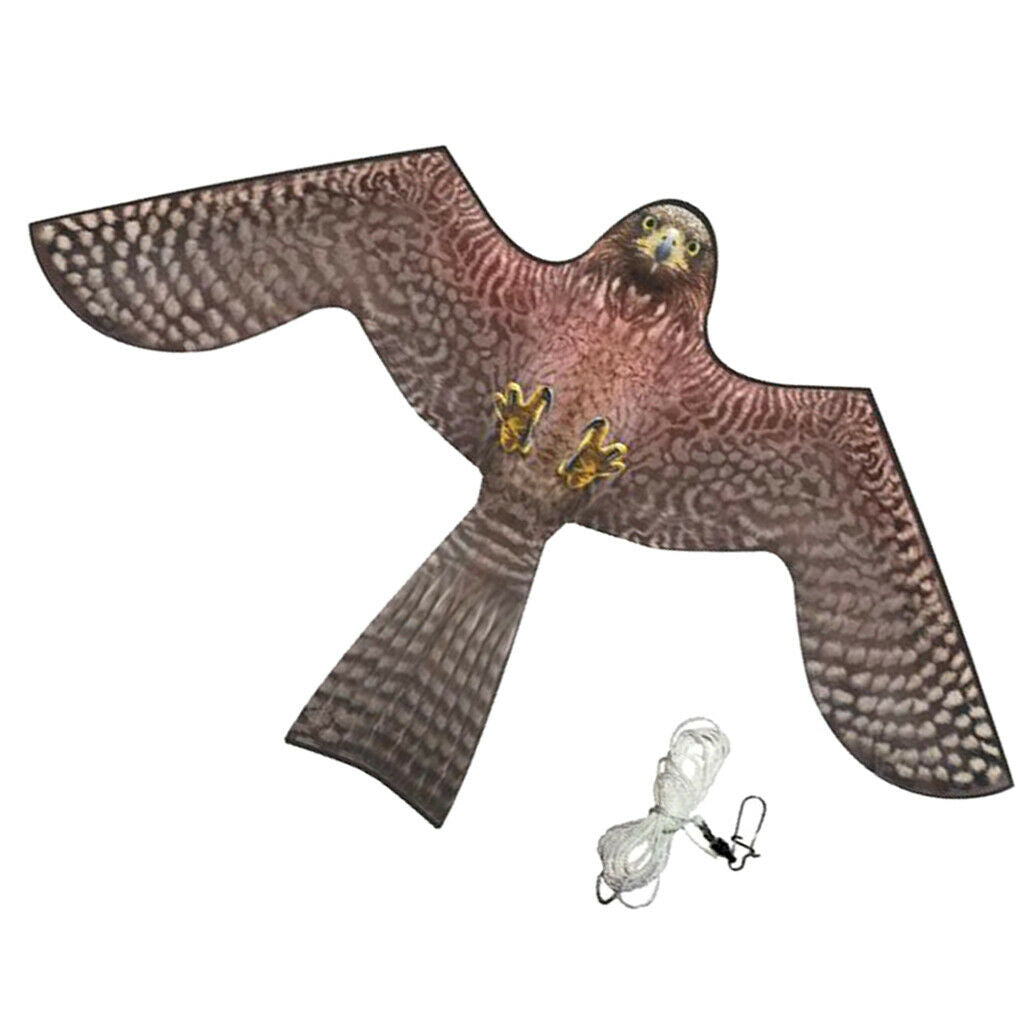 Bird Flying  Kite, Large Eagle Kites Scarecrow Decoy for Farm Garden Pest Bird