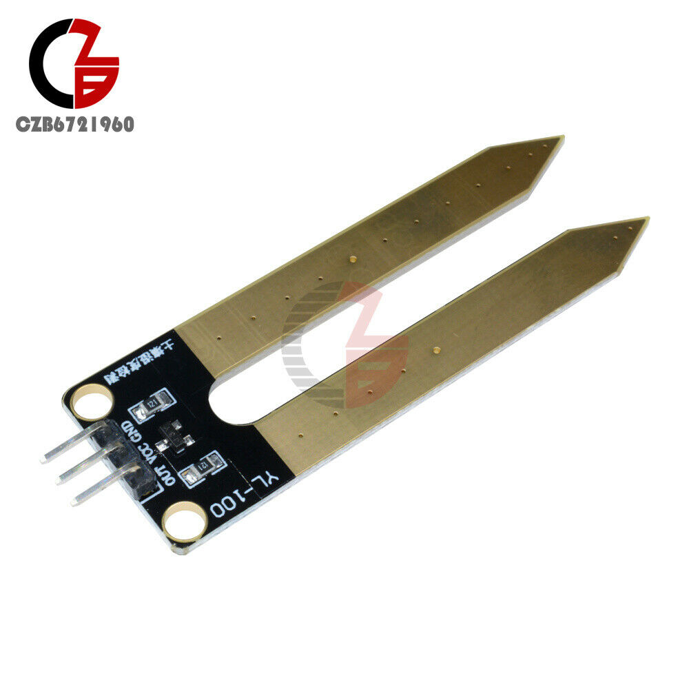 10PCS 3-Pin Soil Moisture Sensor Module Measuring Humidity Resistance Arduino