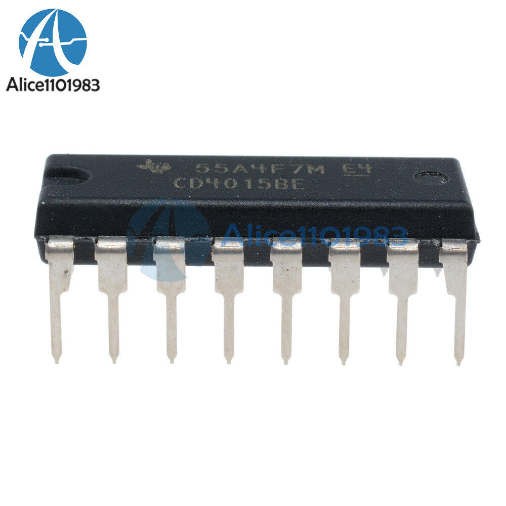 2PCS CD4015BE DIP 16 CD4015 CMOS Dual 4-Stage Static Shift Register
