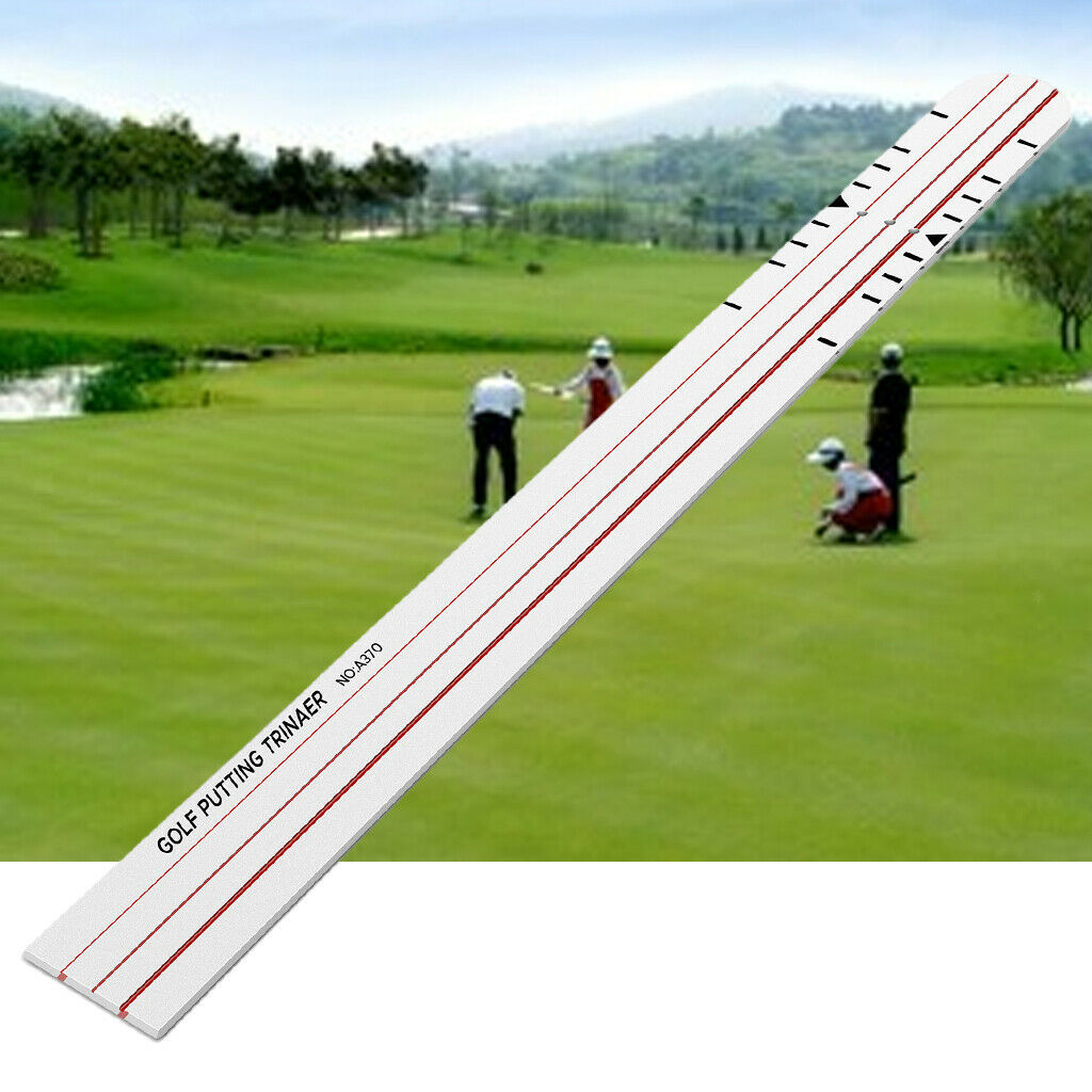Golf Putting Alignment Trainer Auxiliary Training Sliding Improve Putter