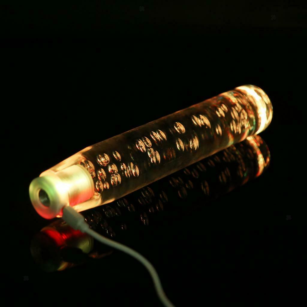 Universal LED Crystal Bubble Car Gear Stick Shift Lever Shifter Knob 25cm