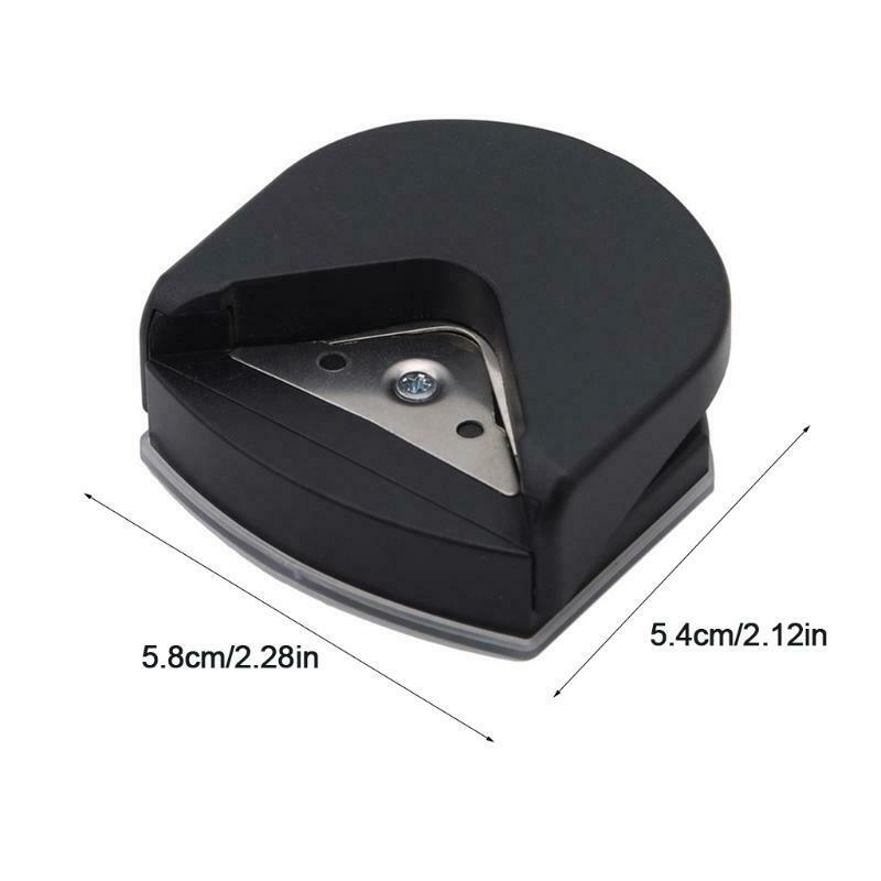 4mm Mini Corner Cutter Rounding Tool  Card Photo Corner Rounder No Burr Black