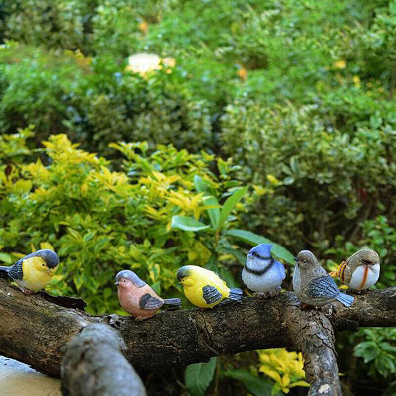 Magpie Birds Vividly Sparrow Garden Decoration Tree Home Outdoor Yard Orn.l8