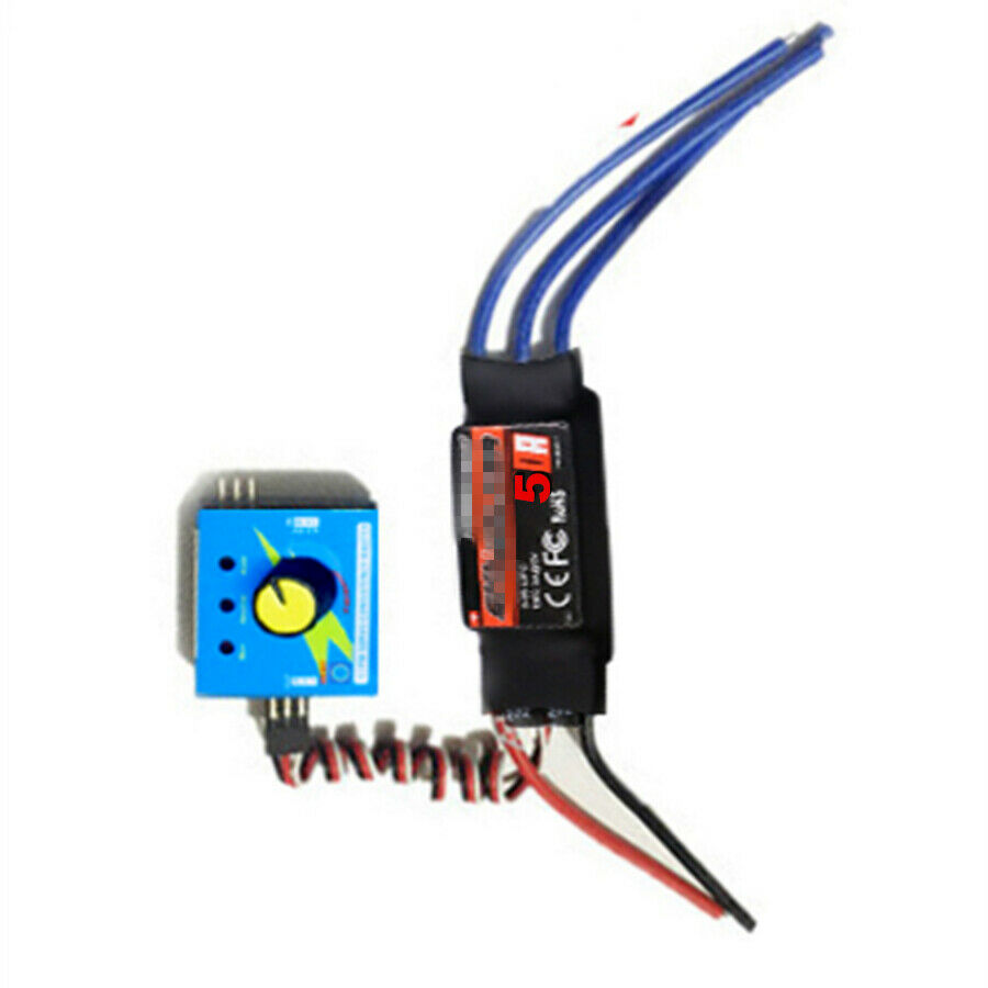 12V 50A ESC Drive Controller Max 600W Electric Turbine Power Turbo Charger Tan