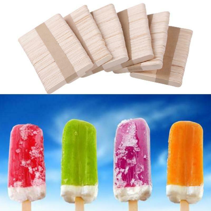 Wooden Popsicle Sticks Food Grade Craft Popsicle Multi Purpose Wood Sticks