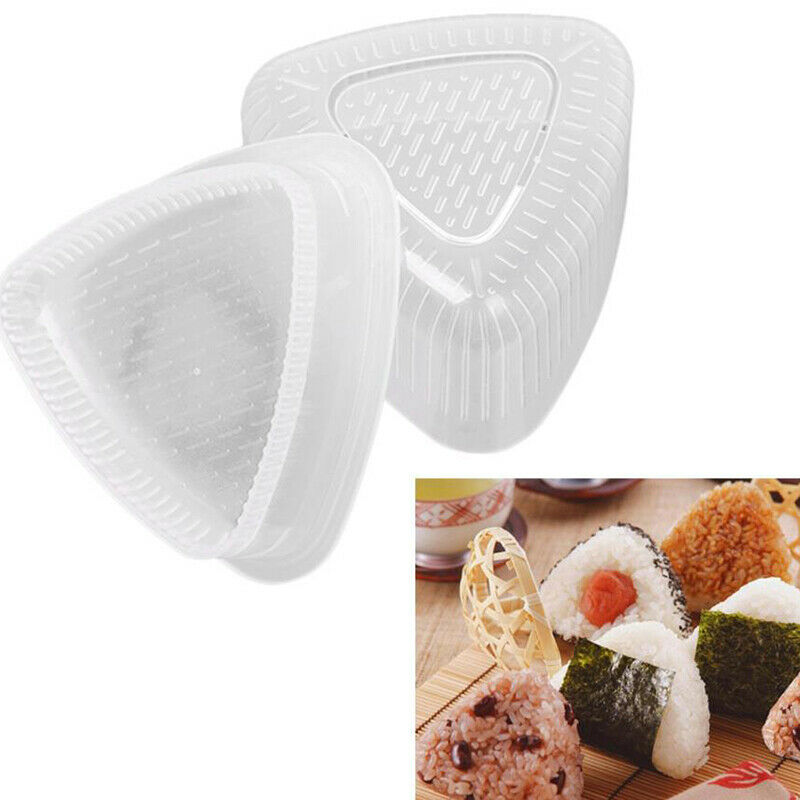 2PCs DIY Sushi Mold Onigiri Rice Ball Food Press Form Sushi Mold DIY Tool.l8
