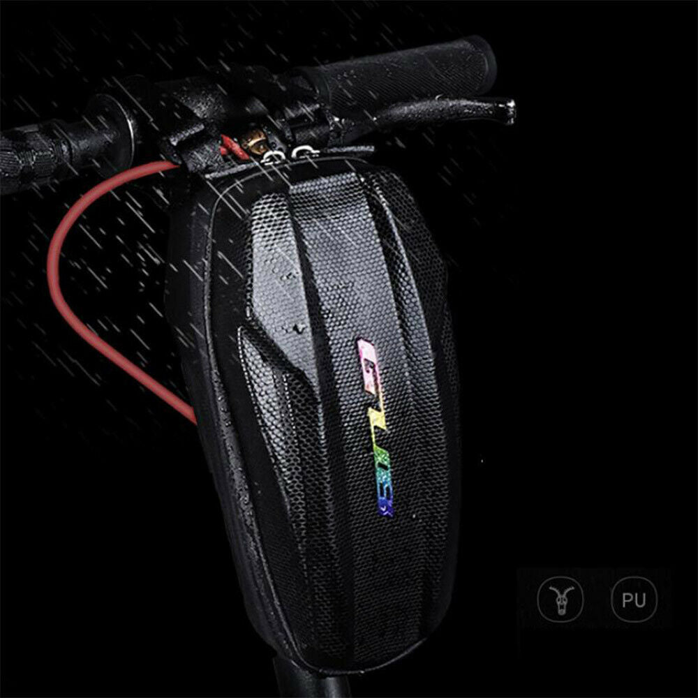 Electric Scooter Bicycle Front Bag Waterproof Handlebar Shockproof Storage Case