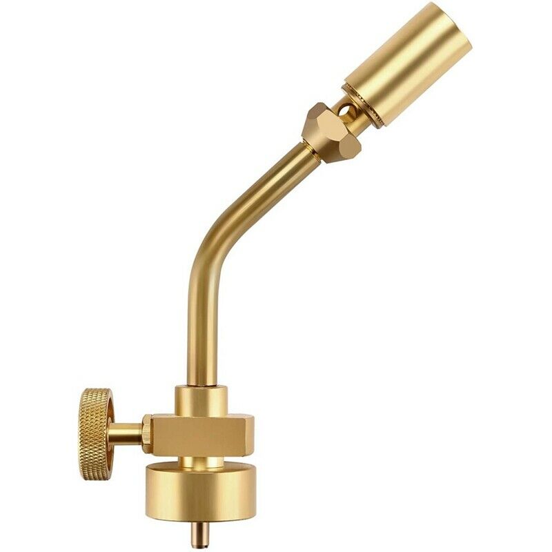 Brass Pencil Flame Propane Welding Torch Head, Start Metal Handle Torch MAPPG2Y4