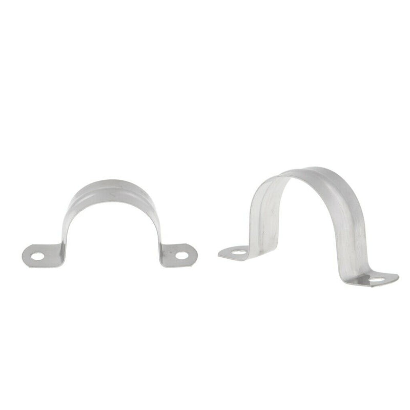 2 Pcs Universal 304 Stainless Steel Saddle Clamp Seat Post Clamp Ring, Î¦ 40mm