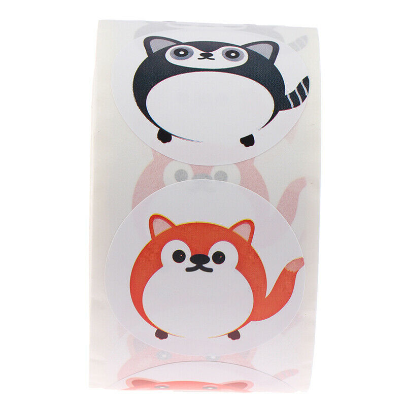 500pcs/roll animal Stickers for seal labels gift panda Packaging Sticke.l8