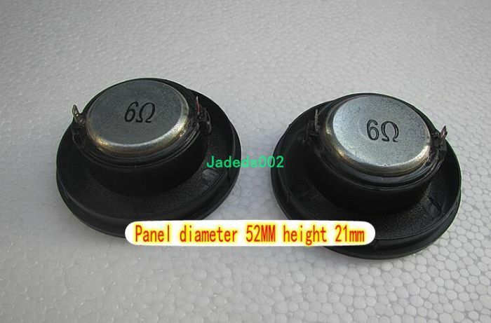 2pcs 52mm 6ohm 10W Silk film Dome tweeter Neodymium Speaker Loudspeaker For JAMO