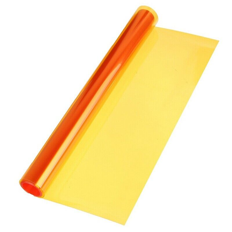 Film headlight 30cm x 120cm Tint Vinyl Car Orange E3O6O6